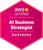 AWS Certified: AI Business Strategist badge